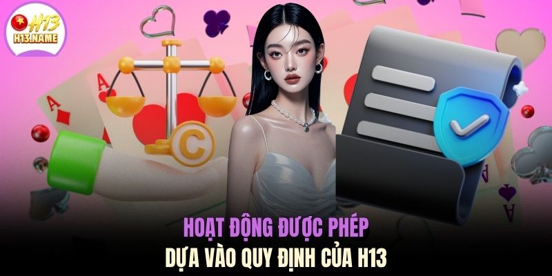 Điều khoản điều kiện H13 2 Hoạt động được phép dựa vào quy định của H13