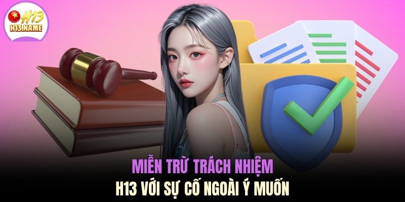 Miễn trừ trách nhiệm H13 1 Miễn trừ trách nhiệm H13 với sự cố ngoài ý muốn